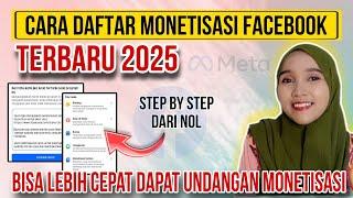 CARA CEPAT DAPAT UNDANGAN MONETISASI DARI FACEBOOK | CARA DAFTAR FACEBOOK PROFESIONAL 2025