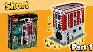 LEGO Ghostbusters Headquarter Firehouse (75827) | Part 1 - Outside #shorts