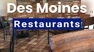 Top 10 Best Restaurants to Visit in Des Moines, Iowa | USA - English