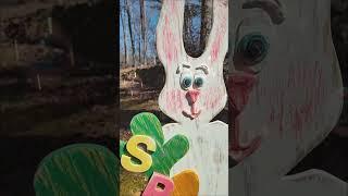 #diy #easter #yarddecor Video tutorial linked.