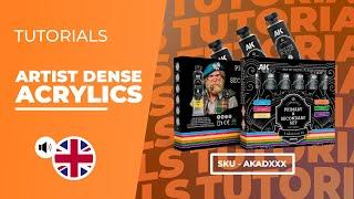 TUTORIAL | ARTIST DENSE ACRYLIC PAINTS