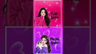 pink looks vs purple looks