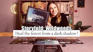 Storyfold: Wildwoods Preview! | Innovative solo game where you heal the forest from a dark shadow!