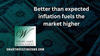 Better than expected inflation fuels the market higher