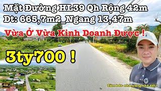 Đất thổ cư trên đường HL39 tại xã suối tiên diên khánh rộng 665m2 chỉ 3ty700, bds nha trang