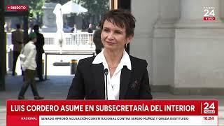 Luis Cordero asume como nuevo subsecretario de Interior