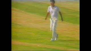 Javed 116 v Ind Sharjah 1986, commentary by Iftikhar Ahmed, Mushtaq Muhammad