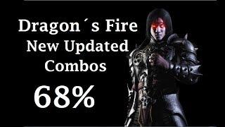 MKX - Liu Kang (Dragon's Fire) Updated Combos (27%-68%)