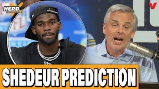 Colin Cowherd PREDICTS Shedeur Sanders to Browns after Russell Wilson to Giants | THE HERD NFL Draft