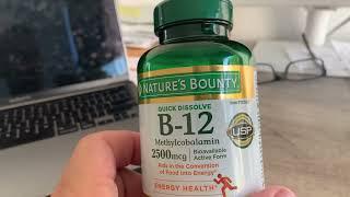 Nature's Bounty B12 2500 MCG wrecked my nervous system