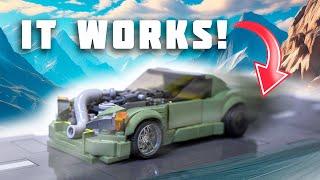 I BUILT A WORKING LEGO SPEED CHAMPIONS CAR…