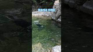 하옥계곡 트레킹. #하옥계곡 #옥계계곡 #계곡트레킹
