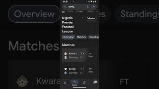 Nigeria Professional Football League Scores #npfl