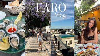 FARO TRAVEL VLOG | Visiting the Algarve-Portugal, places to eat, exploring the city and islands