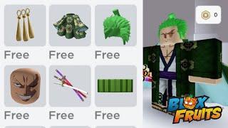 FREE RORONOA ZORO SKIN ON ROBLOXGET THESE FREE RORONOA ZORO ITEMS BEFORE ITS OFFSALE!(2025)