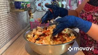 Капуста с баклажанами , по - корейски!!! Отлично подходит, для любого блюда !