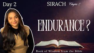 Sirach Chapter 2 #Bible #wisdom