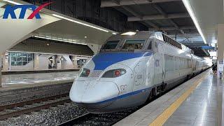 [4K] The First Class of Korean Bullet Train: KTX-I FIRST CLASS from Seoul to Busan