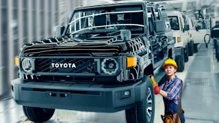 Toyota Land Cruiser Manufacturing process in Japan (Documentary) - J70 Heavy-Duty SUV Factory tour