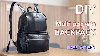 DIY Multi Pocket Backpack