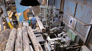 Amazing! The Process Of Making A Large Table In Korea. Korean Mass Production Plant For Lumber