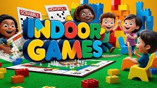 "From Screens to Smiles: Fun Indoor Games for Kids | Educational Rhyme on Family Bonding"