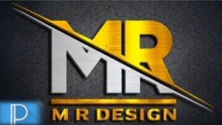 M R Logo Design On Android Phone MR Logo In Pixellab Skill Kingdom online courses with shabana Aziz