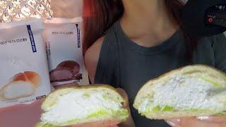 ASMR | Yonsei Milk Cream Bread️ MUKBANG | Eating Sounds | Real Sounds