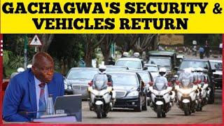 Breaking News! Ruto Force To Reinstate Gachagwa's Security And Vehicles