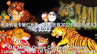 欧华传媒专辑灯光秀-【线上庆祝2022中国农历虎年】EUCMedia Online Celebrate Chinese Lunar New Year Of Tiger With Light Shows