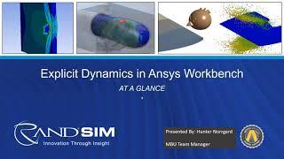 Explicit Dynamics in Ansys Workbench at a Glance