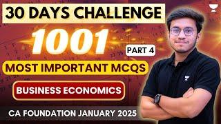 1001 Most Expected Questions Part 4 Business Economics CA Foundation Jan 2025 - Aditya Shivhare