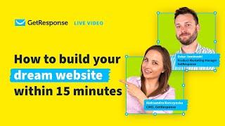 Build a website for your business EASY & FOR FREE with GetResponse's Website Builder!