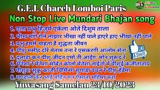 Non Stop live Mundari Bhajan song//Lomboi Paris Yuwasang//23-10-2023