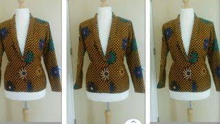 How to Sew Shawl Jacket/Blazer