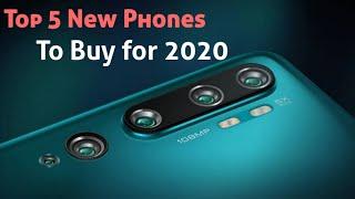 Top 5 New Phones to Buy for 2020