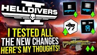 Helldivers 2 - I Tested Every New Weapon Change, Here's What I found