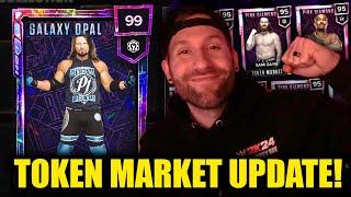 *TOKEN MARKET UPDATE* Galaxy Opal Live Events, Card Market Update & MORE! WWE 2K24 MyFACTION