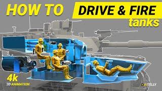 How to Drive and Fire Tanks | How it Works Abrams M1A2  M1A2C Tanks