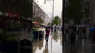 Heavy rain in London 2022 