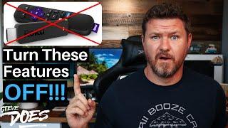 Roku Features You Need To Turn OFF Right NOW!!! | You're Being Watched