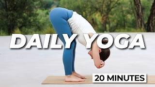 20 Min Daily Yoga Flow | Every Day Full Body Yoga For All Levels