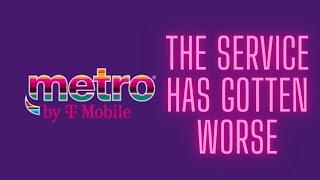 T-Mobile has destroyed the metro by T-Mobile brand by offering worse service