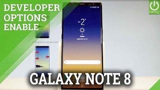 Developer Options SAMSUNG Galaxy Note8 - OEM Unlocking / USB Debugging