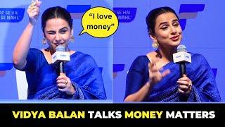 Vidya Balan Spills Investment Secrets & Her Love for Money – Must Watch!