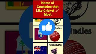 Data:Name of Countries like Cricket Sports || #data #datacomparison #insanebrain #countries #cricket