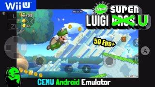 AMAZING!! WII U CEMU ON ANDROID - New Super Luigi U (50 Fps) |FIXED| Android Snapdragon 888 GameTest