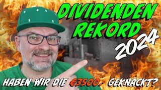 Dividenden Einnahmen Dezember 2024 & TOTAL 2024 | PatricksFinanzen | Video 468