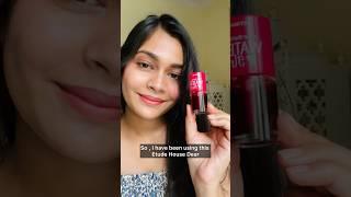 Etude House Dear Darling Water Tint Review / Benetint Dupe #ashortaday #lipandcheektint #etude