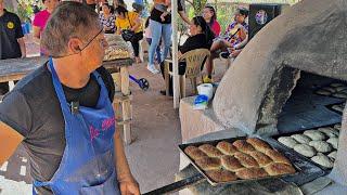 Así son los Domingos con La chero haciendo Pan desde cerro agudo